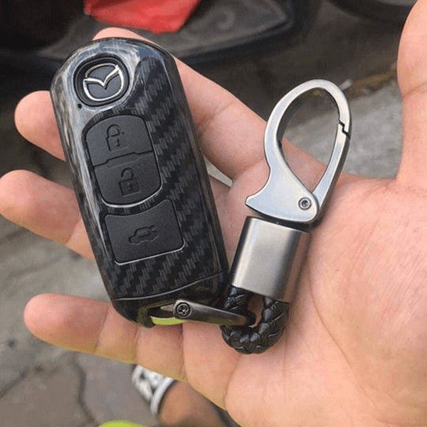 (Siêu Đẹp) ỐP Chìa Khóa Vân CACBON Cho xe MAZDA - Có Đủ : Mazda 2,3,6 ,CX5,CX8 | BigBuy360 - bigbuy360.vn