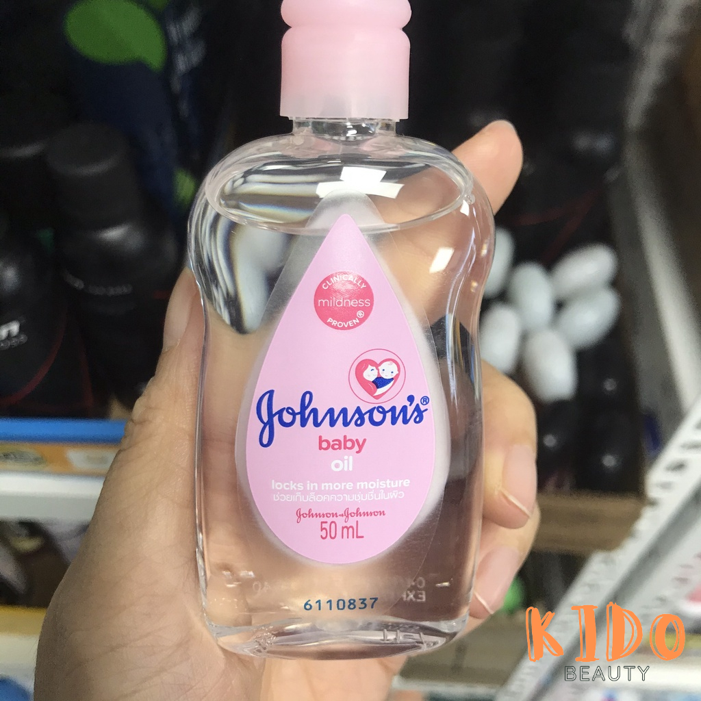 Dầu Massage Và Dưỡng Ẩm Johnson's Baby Oil 50ml / 200ml - Dầu tắm massege dưỡng ẩm da trẻ em