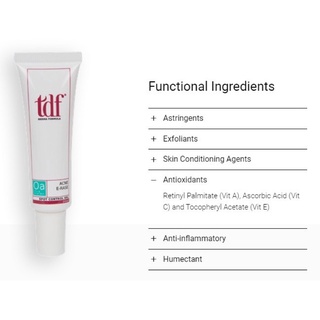 Kem Chấm mụn TDF gom cồi  mụn thần tốc acne e rase tdf