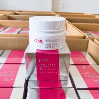 Kem Body Tinh Thể Nước Skin Up Snow White Body Cream Genie
