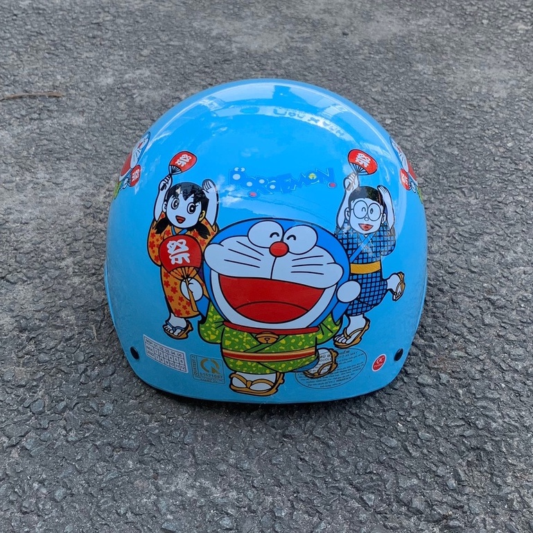 Mũ Nửa Đầu Trẻ Em Srt Tem Doraemon, Hello Kitty Cho Bé Từ 4-8 Tuổi- Chính Hãng Bh 12 Tháng