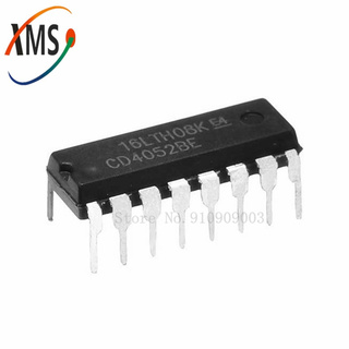 Set 10 đĩa cd4052be dip16 cd4052 dip 4052be dip-16 ic novo e