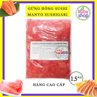 Gừng hồng Sushi Manyo Sushigari pink - 1.5kg  - Hàng chuẩn 100%