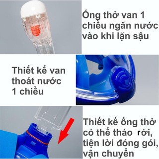 MẶT NẠ LẶN BIỂN FULL FACE VIEW 180