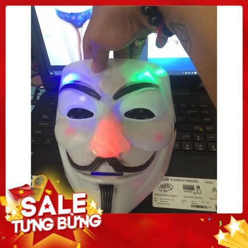 - Hàng nhập khẩu  MẶT NẠ HÓA TRANG HACKER anonymous đèn led 7 màu cao cấp  Bmã BR Liên hệ mua hàng 084.209.1989