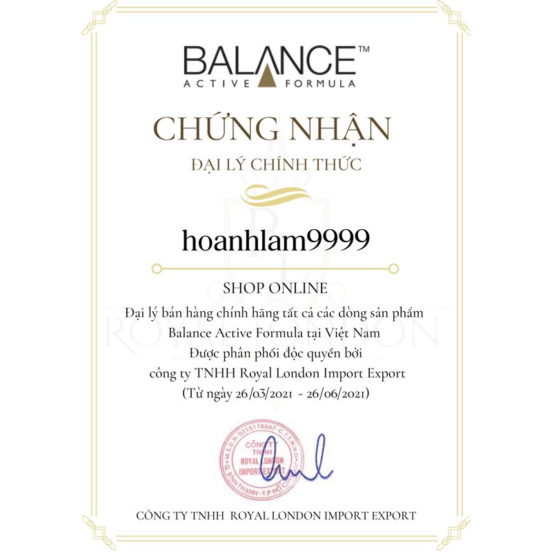 Tinh Chất Làm Trắng Da BALANCE Vitamin C Brightening Serum