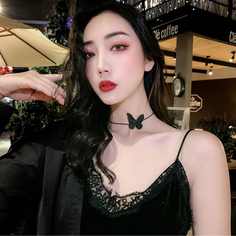 Vòng chocker bướm ren quyến rũ VC10