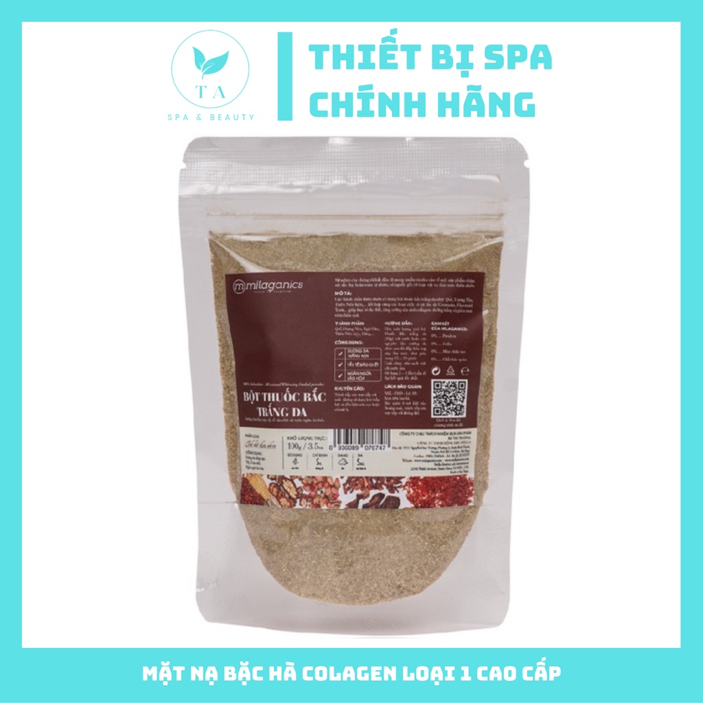 Bột đắp mặt nạ Thuốc bắc trắng da (gói 900gr)