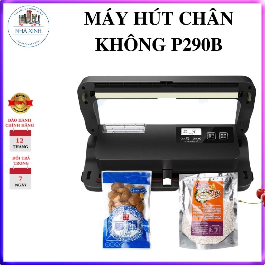 Máy hút chân không tự động không kén túi P290B, hút mọi thực phẩm ướt, khô , đường hàn kín đẹp. BẢO HÀNH 12 THÁNG