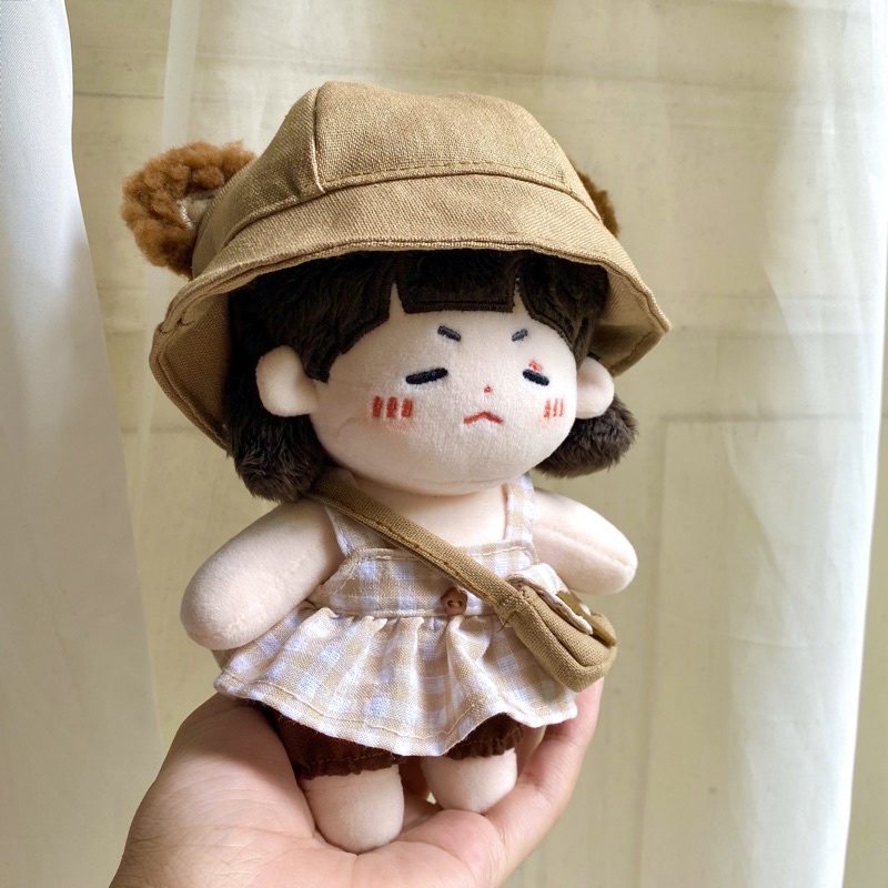 OUTFIT DOLL bộ váy áo summer bear cho doll 15cm và 20cm