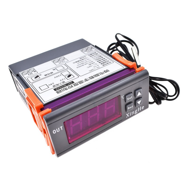 Thiết Bị Điều Khiển Nhiệt Độ XH-W2028 0.1 DC 12V/24V AC 220V Cho Tủ Lạnh