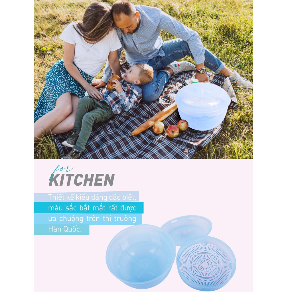 Hộp nhựa tròn đựng đồ picnic-Picnic Bowl
