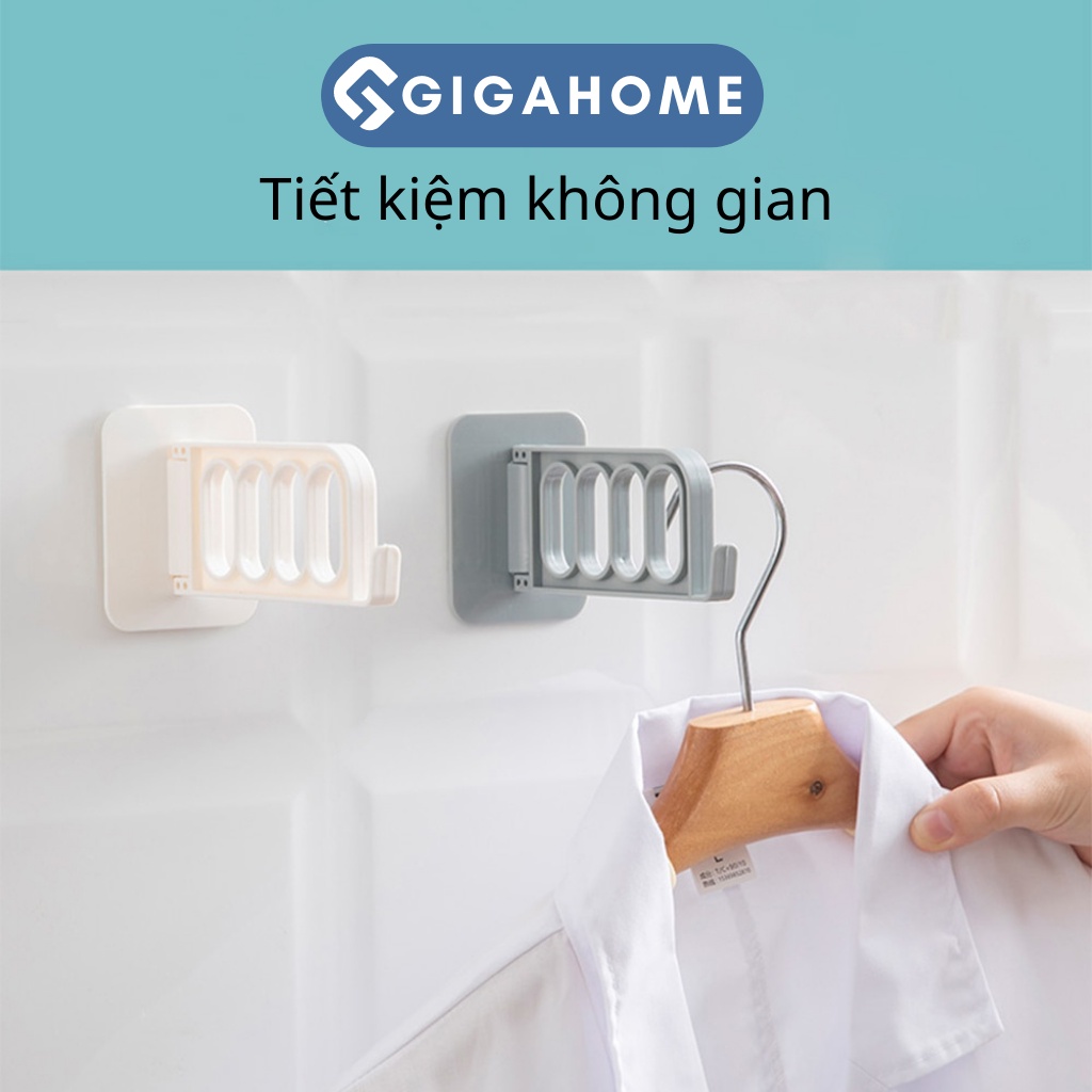 Móc Treo Quần Áo, Chìa Khóa 4 Lỗ Dán Tường Tiện Lợi GIGAHOME Tiết Kiệm Không Gian 8756