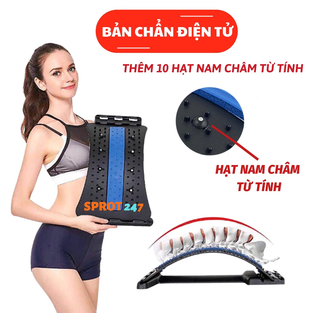 Dụng Cụ Khung Nắn Chỉnh Cột Sống Massage Lưng, Cổ, Vai, Gáy Hỗ Trợ Thoát Vị Đĩa Đệm 247Sport_Hn