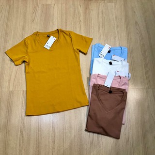 ÁO Thun cơ bản *UNI cổ TIM xịn!