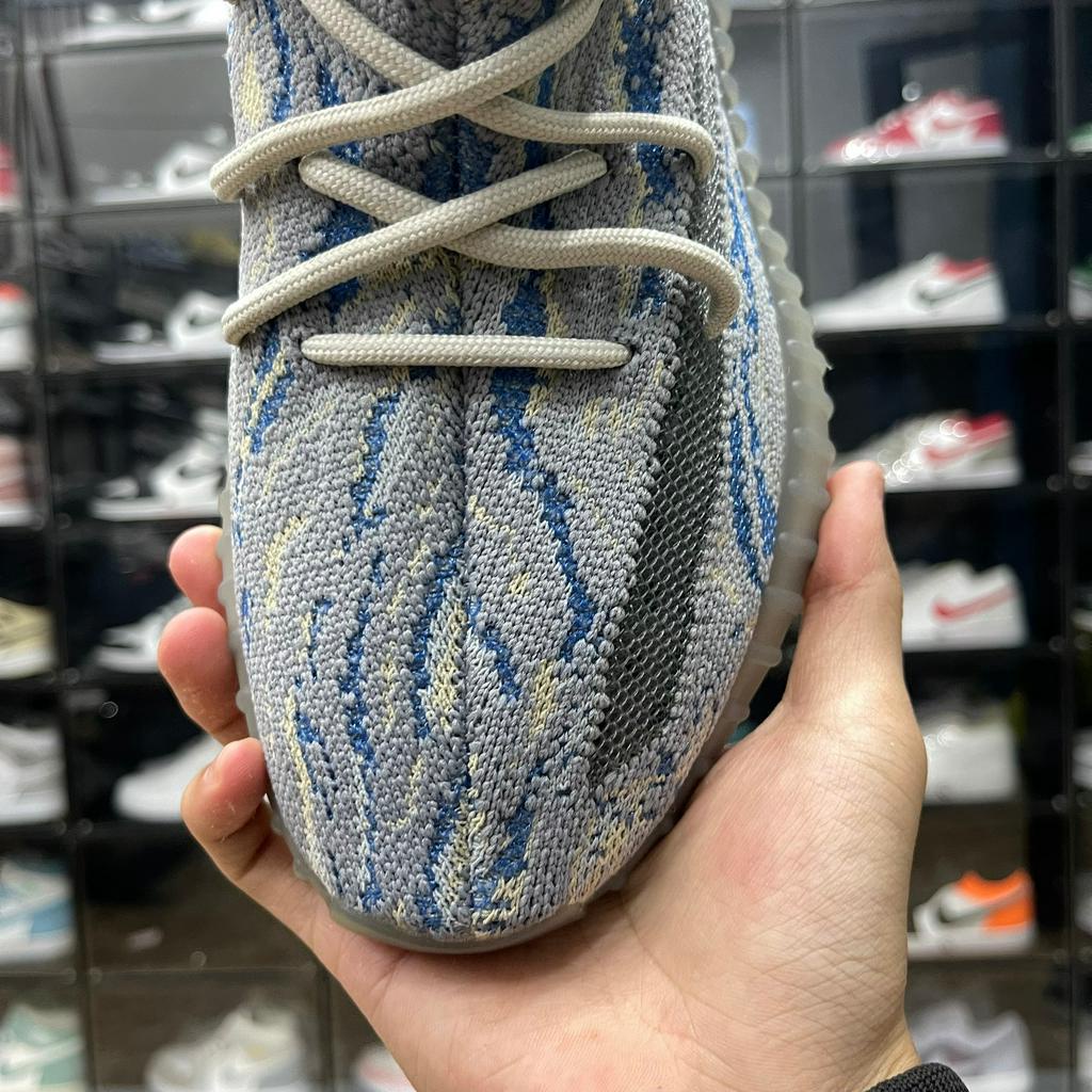 Giày Yz350 MX Frost Blue, Yz 350 Xám Xanh Hàng Cao Cấp Đế Nén Hạt Chuẩn - Than.Shoes