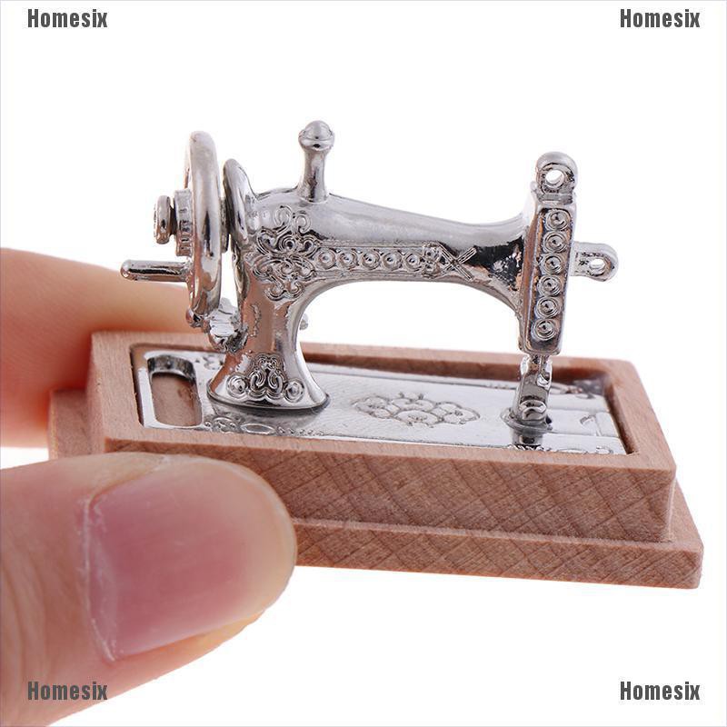 [HoMSI] 1:12 Dollhouse Miniature Furniture Sewing Machine Tailor Toy Doll House Decor SUU