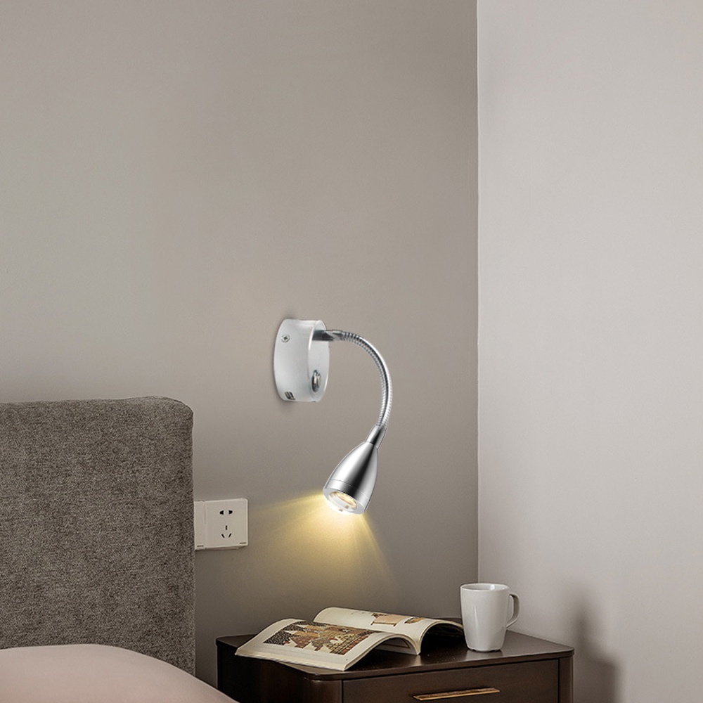 Đèn Led gắn tường đọc sách đầu giường READING, Loại Ánh sáng chiếu rọi tiêu điểm 3W - DC12V