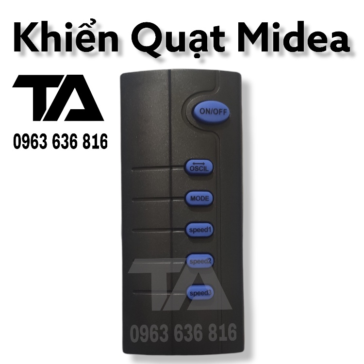 ( Chính Hãng ) Điều Khiển Quạt Midea | Remote quạt Midea mới chính hãng