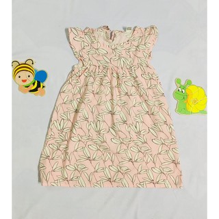 Váy cánh tiên lanh lụa cho bé gái