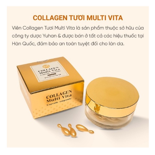 Collagen colagen tươi viên bôi da hàn quốc jm ammud multi vita  đẹp da căng bóng da hộp 38 viên tặng 1 viên ngoài hộp