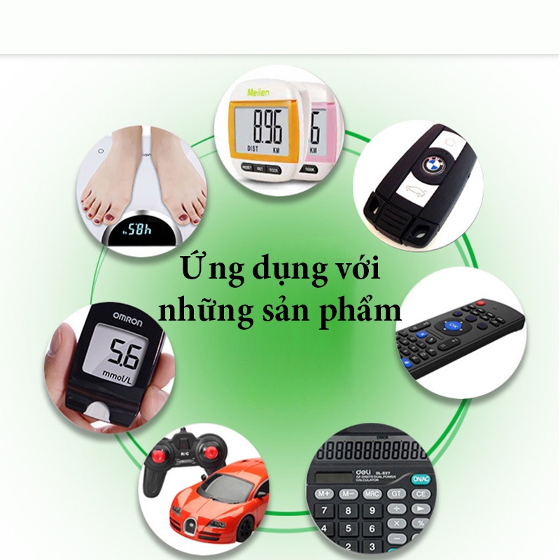 Pin Cúc Áo Panasonic CR2032 - CR2025 - CR2016 - CR1632 - CR1620 - CR1616 - CR1220 - CR2450 3V Lithium- Gia Dụng Tý Tẹo