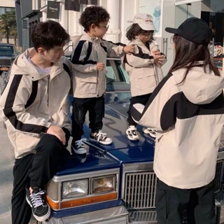 [Áo khoác gió thu đông gia đình 2020 [order 10-15 ngày] hàng Quảng Châu loại 1 áo đôi áo gia đình mẹ và bé