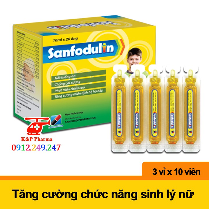 ✅ (CHÍNH HÃNG) Siro Sanfodulin – Tăng sức đề kháng, tăng hấp thu, bé ăn ngon, hết biếng ăn, suy nhược, mệt mỏi | BigBuy360 - bigbuy360.vn