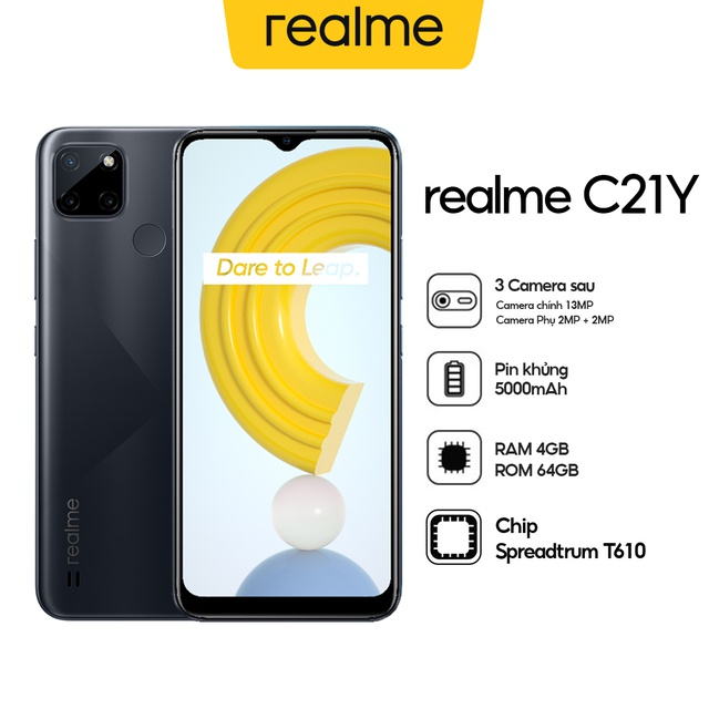 Điện thoại Realme C21Y 4GB - Hàng Chính Hãng | BigBuy360 - bigbuy360.vn