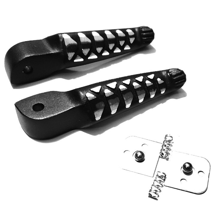 CẶP GÁC CHÂN SAU NHÔM KIỂU TRANG TRÍ CHO DÒNG XE HONDA,YAMAHA GỌN NHẸ PHONG CÁCH