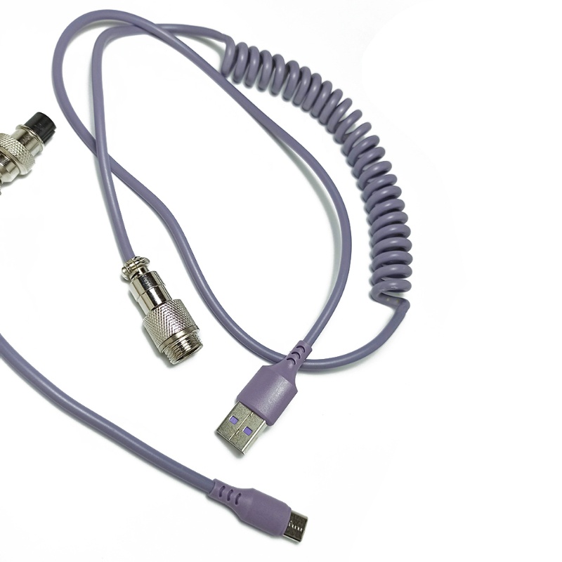 1 Dây Cáp Truyền Dữ Liệu Type-C Sang USB 6.6ft Kèm Đầu Nối Kim Loại Cho Bàn Phím