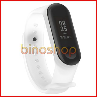 Dây Silicon Xiaomi Miband 3 trong suốt