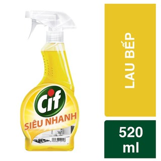 Nước xịt lau bếp/ đa năng CIF chai 520ml