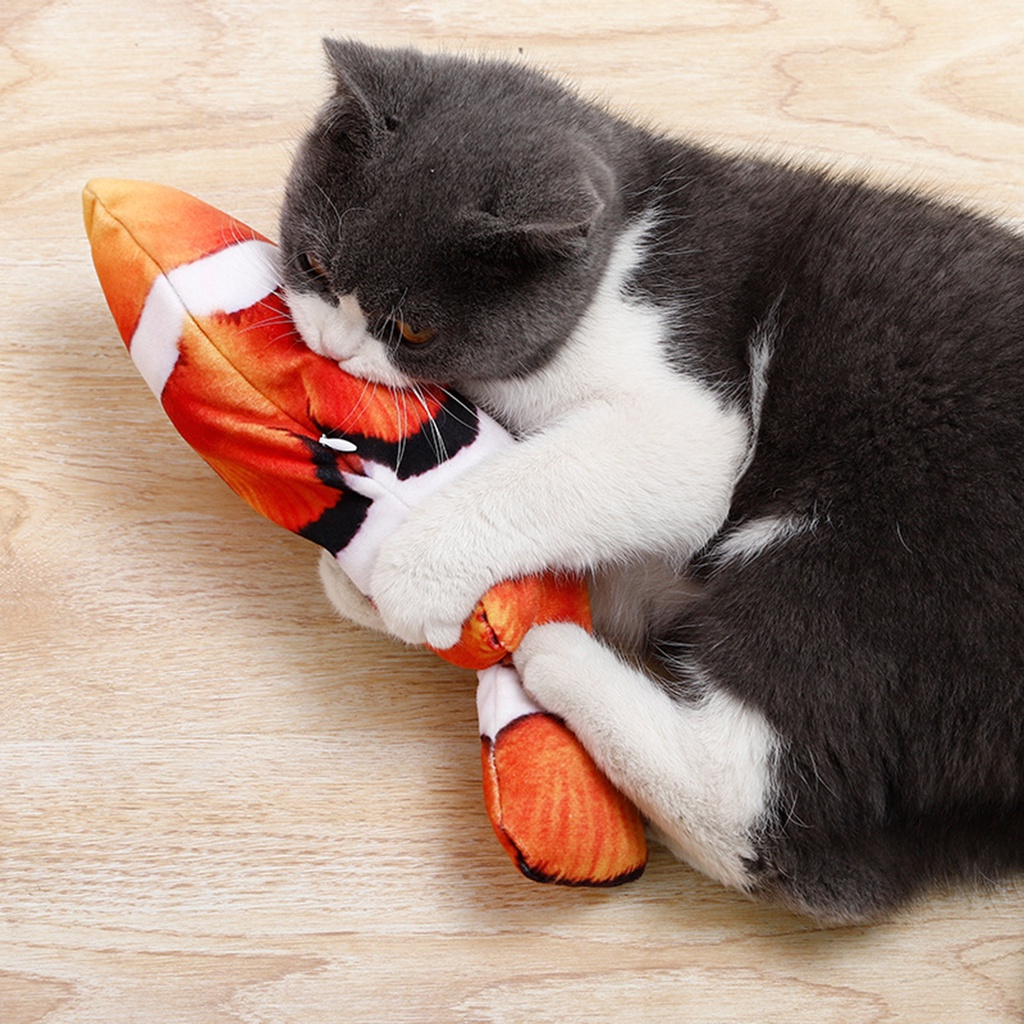 Đồ Chơi Cá Điện Tử 3 Chế Độ Có Cổng Sạc USB Cho Mèo