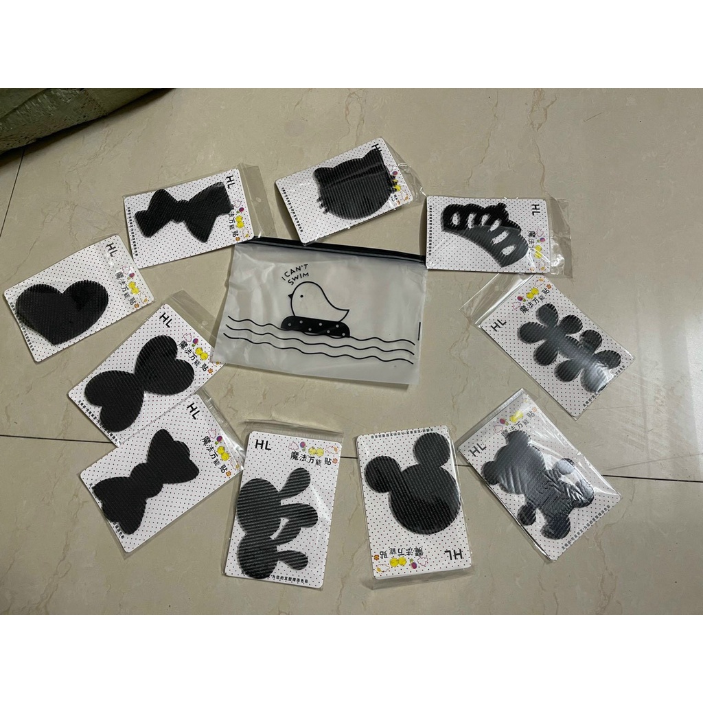 Miếng dán cố định tóc mái khi trang điểm, rửa mặt