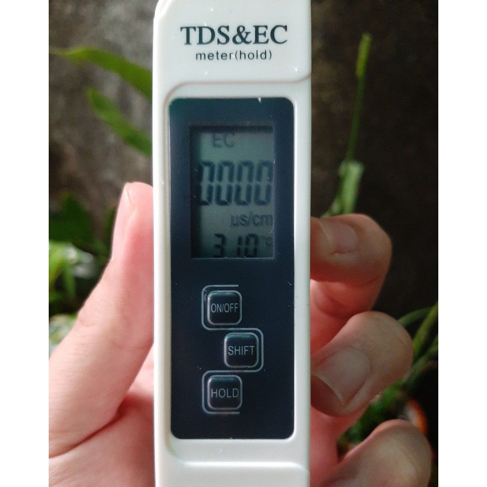 Bút Đo TDS & EC - Đo TDS - EC và Nhiệt độ | Bút Đo Nước 3 in 1 Giành Cho Bể Cá Cảnh, Thuỷ Sinh