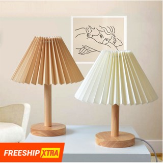 Đèn ngủ để bàn cạnh giường phích cắm USB phong cách vintage Bắc Âu Hàn Quốc sáng tạo