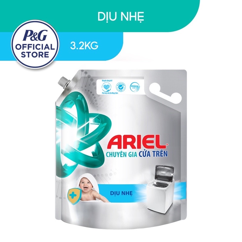 Nước Giặt Ariel Cho Máy Giặt Của Trên Túi 3.2kg và 3.5kg
