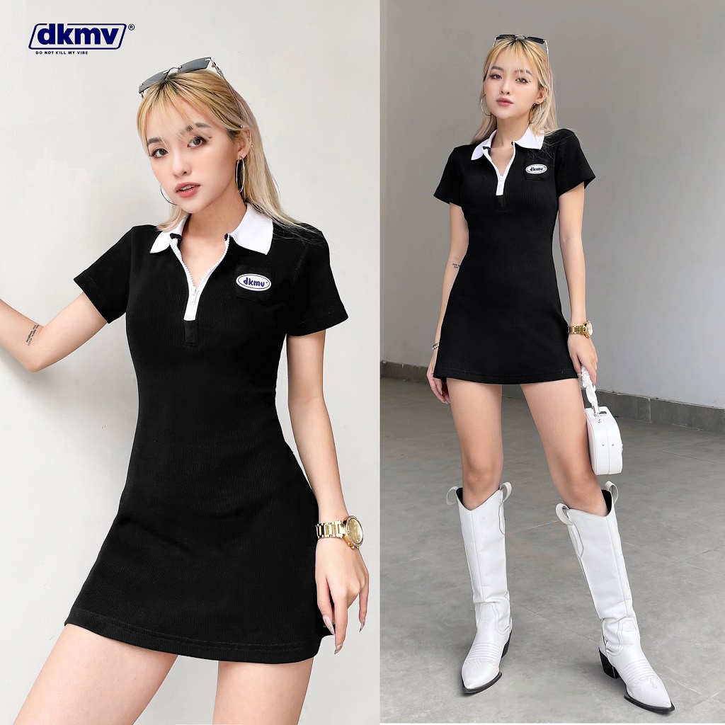 Đầm nữ ôm body polo nhiều màu pastel Don't Kill My Vibe | Dress Mabel | BigBuy360 - bigbuy360.vn
