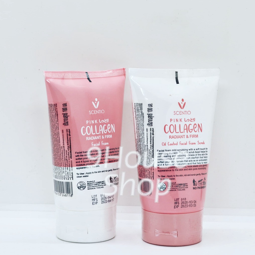 01 Tuýp Sữa Rửa Mặt Kiểm Soát Nhờn/ Trắng Da Scentio Pink Thái Lan 100ml