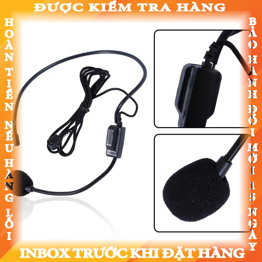 ⚡EL⚡ Micro đeo tai jack cắm 3.5mm đa dụng sử dụng cho máy trợ giảng, máy tính - khả năng thu âm cực tốt angthuy