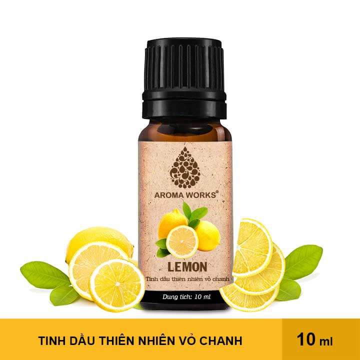 Tinh Dầu Thiên Nhiên Vỏ Chanh Aroma Works Essential Oils Lemon