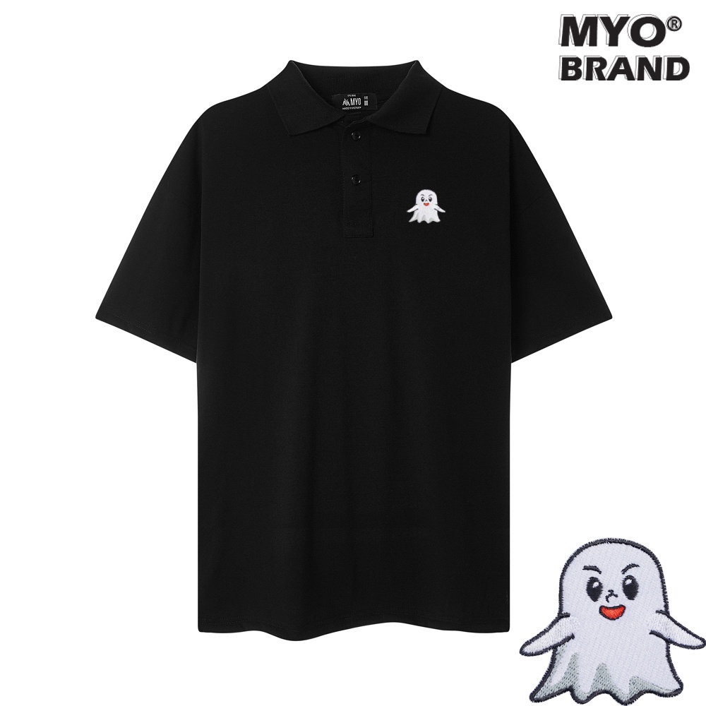Áo Polo Form Oversize MYO Thêu Hình BM