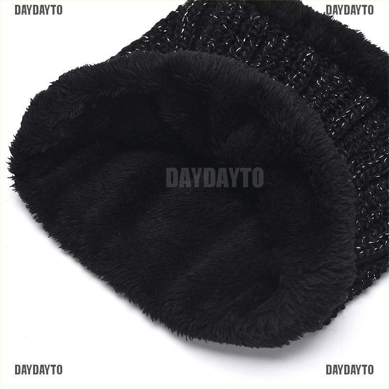 Set Nón Len Và Khăn Ống Len Giữ Ấm Mùa Đông Dành Cho Cả Nam Và Nữ