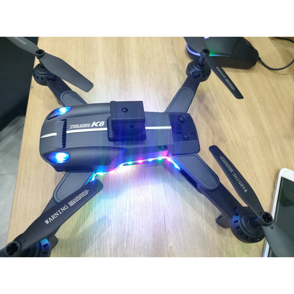 [ HOT SALE ] Máy bay điều khiển từ xa mini có camera flycam 4k K8 PRO - Drone trang bị pin 3000mA và cảm biến va chạm