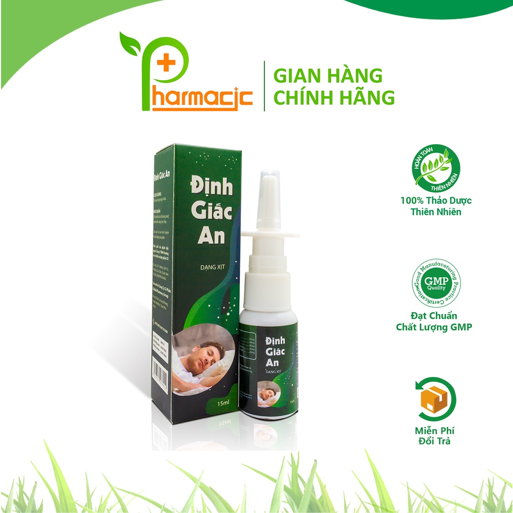 ĐỊNH GIẤC AN Chai Xịt 15ml - Ổn Định Tình Trạng Ngủ Ngáy