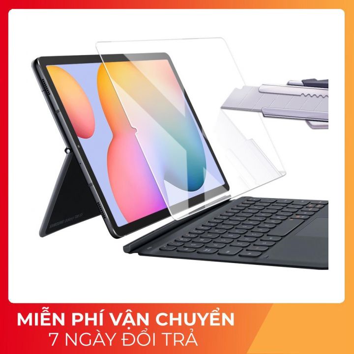 Cường lực Samsung Tab S6 lite ( P610 / P615 ) trong suốt độ cứng 9H cao cấp - Tặng giấy lau màn hình