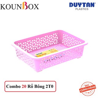 Combo 20 Rổ Bông  2T0 Duy Tân ( 27 x 19 x 7 cm) No.575