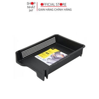 Khay đựng tài liệu A4 (có thể xếp chồng) Inomata nội địa Nhật Bản