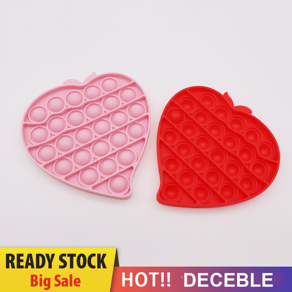 Pop It Fidget Đồ chơi Fruit Shape Push Bubble Sensory Đồ chơis Autism Anti-stress Đồ chơis Puzzle Game